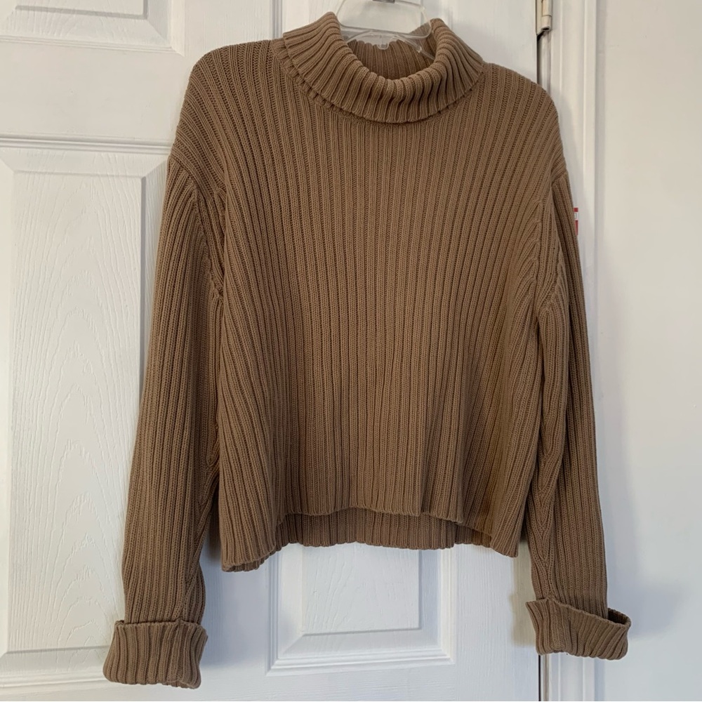 Liz Claiborne Brown Turtleneck Sweater